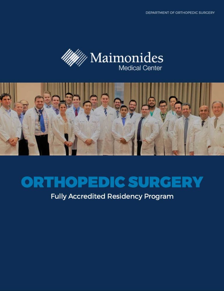 Maimonides Medical Education Residency Orthopedic Surgery