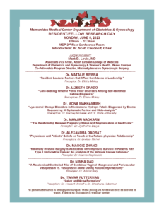 Maimonides Medical Education - Residency – OB/GYN